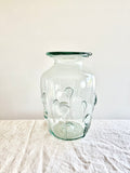 flower petal clear glass vase 15 inch