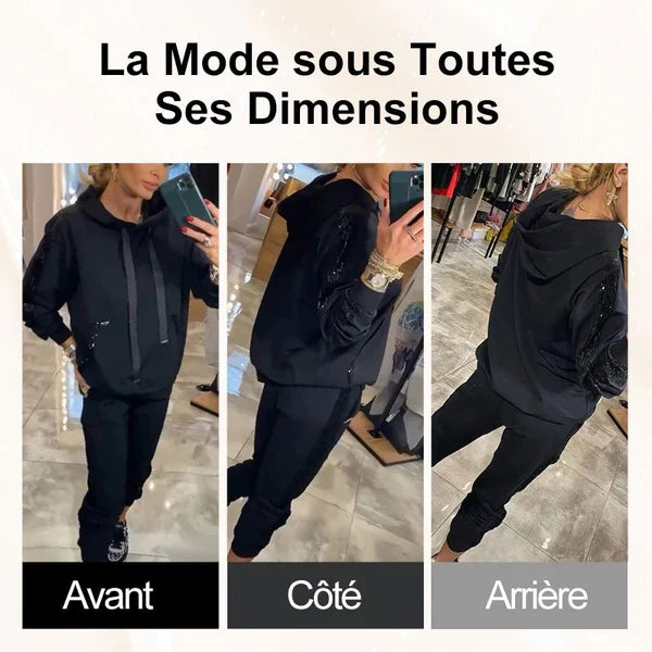 2-Piece Set – Women’s Drawstring Hoodie & Pants 👖👕