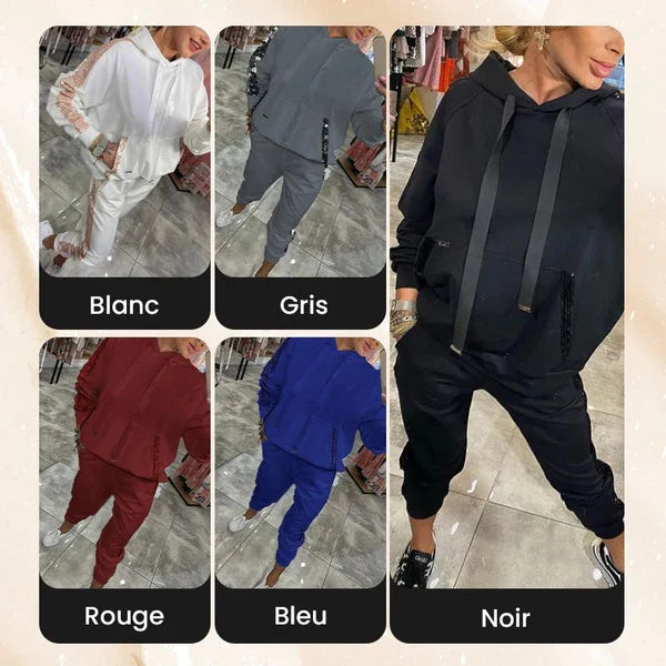 2-Piece Set – Women’s Drawstring Hoodie & Pants 👖👕