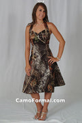 3048 Halter A-Line Knee Length