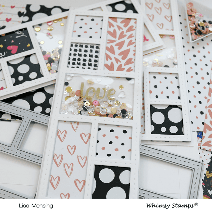 6x6 Paper Pack - Starring Hearts - Whimsy Stamps