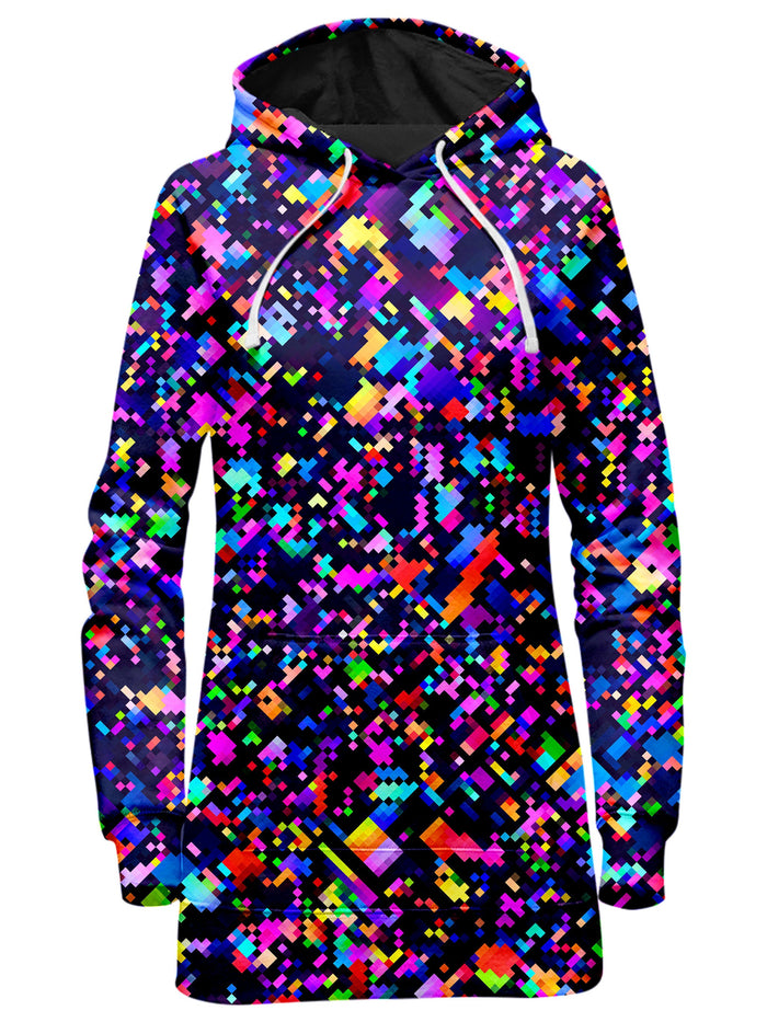 8-Bit Confetti Hoodie Dress Art Designs Works Epic Hoodie