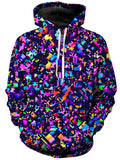 8-Bit Confetti Unisex Hoodie Art Designs Works Epic Hoodie