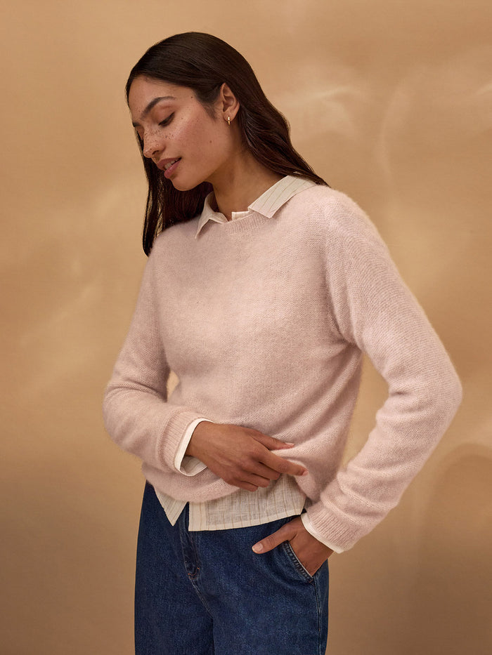 Alpaca Blend Gauzy Jumper