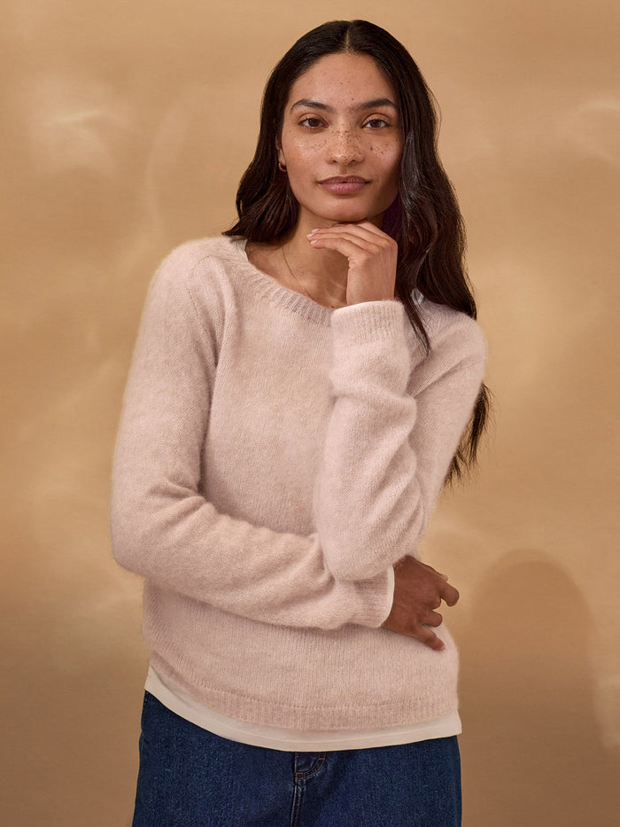 Alpaca Blend Gauzy Jumper
