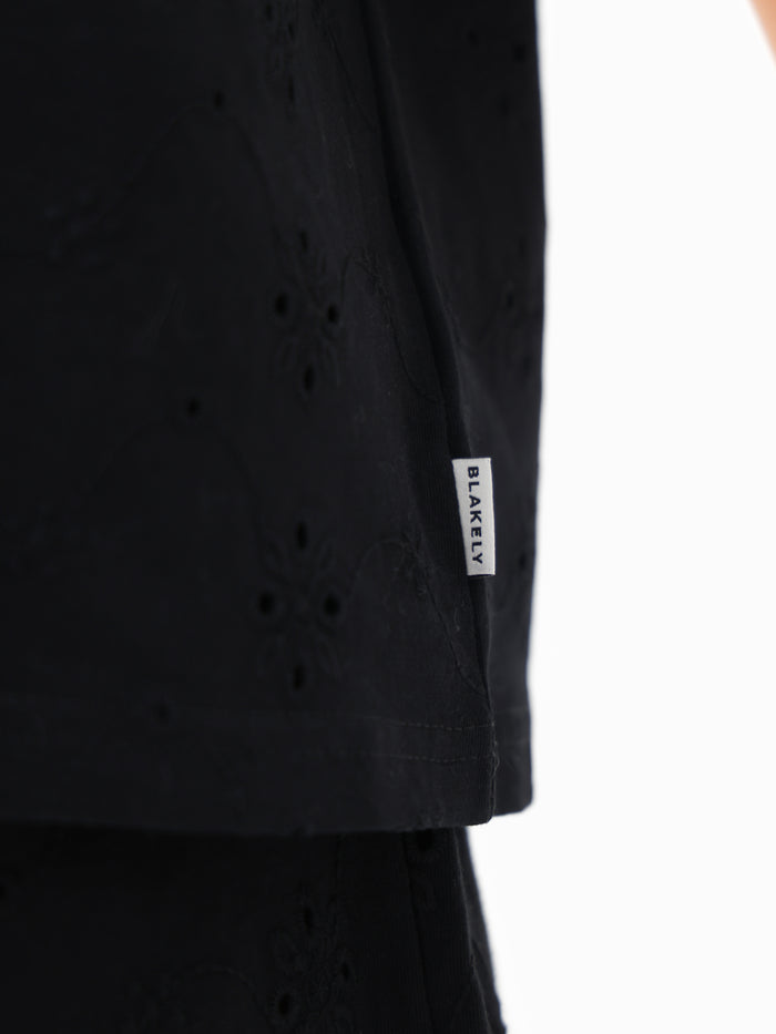 Amina Oversized T-Shirt - Black
