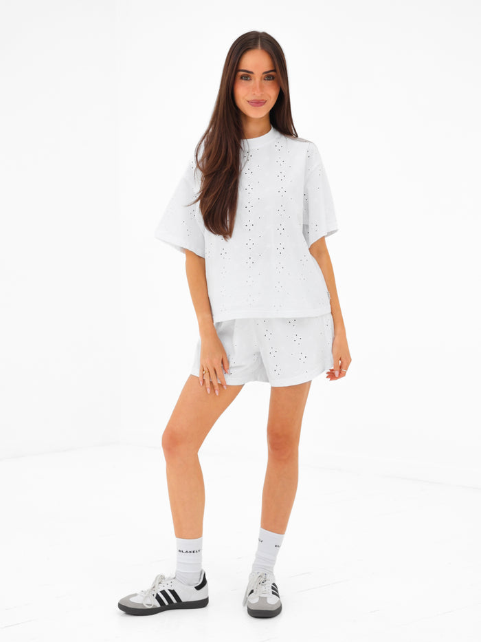 Amina Oversized T-Shirt - White