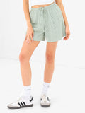 Amina Wide Leg Shorts - Sage