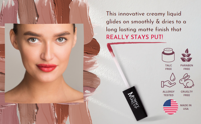 Angelica Stay Put Matte Lip Cream | Stunning Kiss-Proof Lipstick - RFE Marketing Ventures