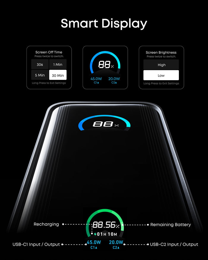 Anker Prime Power Bank (9.6K, 65W, Fusion)