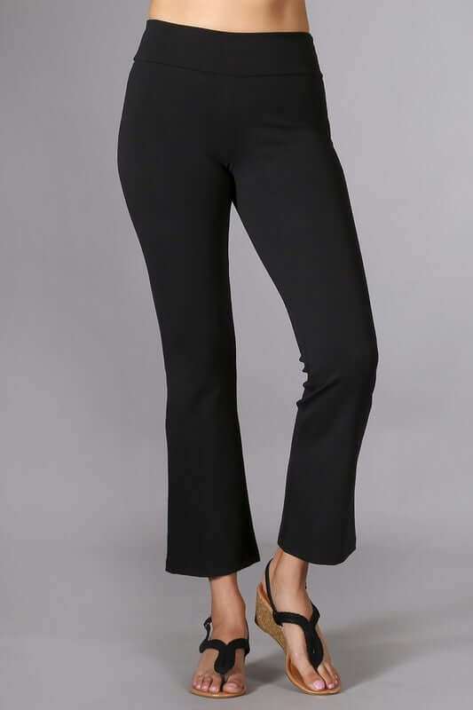 Ankle Stretch Pants Plus Size with Slight Bell Flare - Made in USA - RFE Marketing Ventures