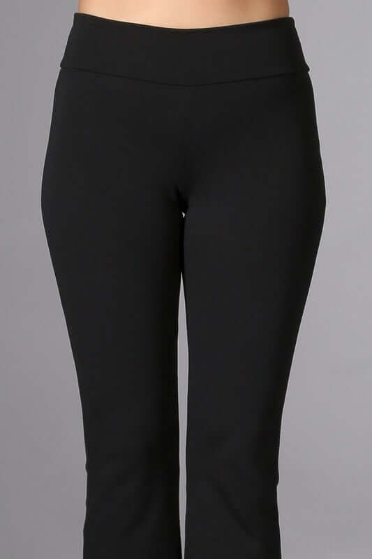 Ankle Stretch Pants Plus Size with Slight Bell Flare - Made in USA - RFE Marketing Ventures