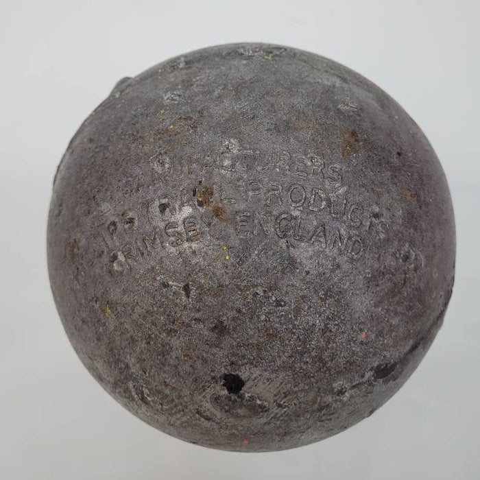 antique nautical fishing buoy / float newfoundland / maine lobster fishing / made in england