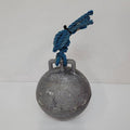 antique nautical fishing buoy / float newfoundland / maine lobster fishing