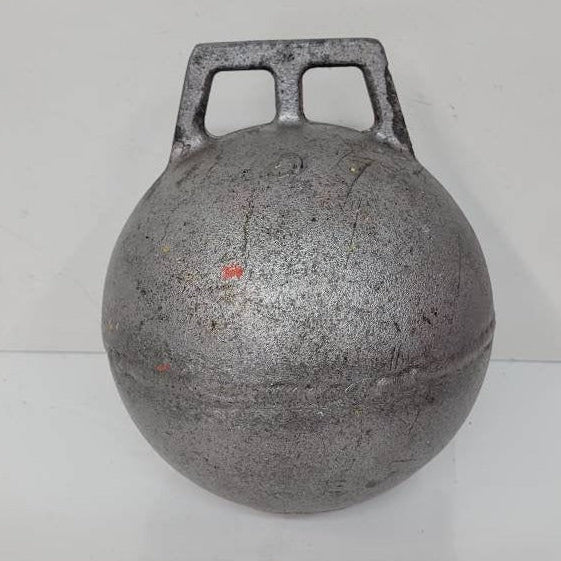 antique nautical fishing buoy / float newfoundland / maine lobster fishing