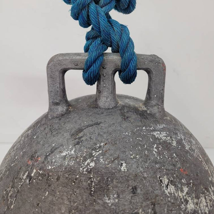 antique nautical fishing buoy / float newfoundland / maine lobster fishing