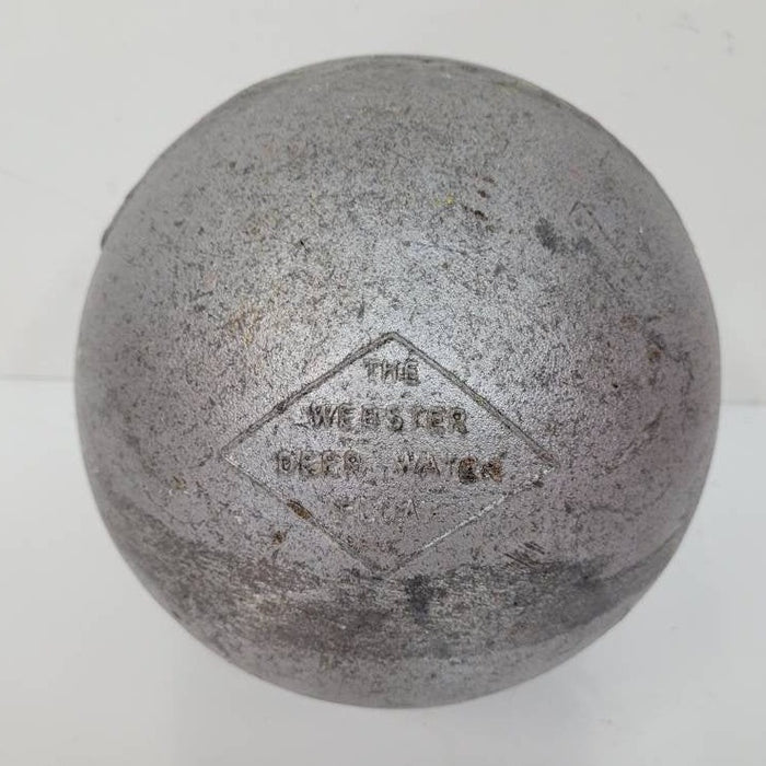 antique nautical fishing buoy / float newfoundland / maine lobster fishing