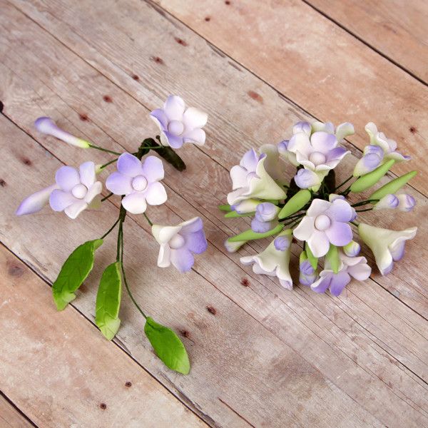 Stephanotis Filler Set cake topper great for cake decorating your own cakes. |  CaljavaOnline.com