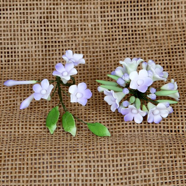 Stephanotis Filler Set cake topper great for cake decorating your own cakes. |  CaljavaOnline.com