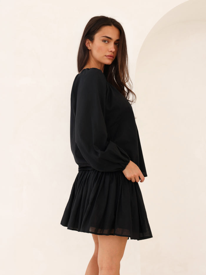 Ava Mini Skirt - Black