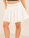 Ava Mini Skirt - White