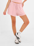 Ayla Cotton Shorts - Peony Pink