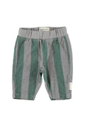 Baby Jogging Pants Grey & Green Stripes