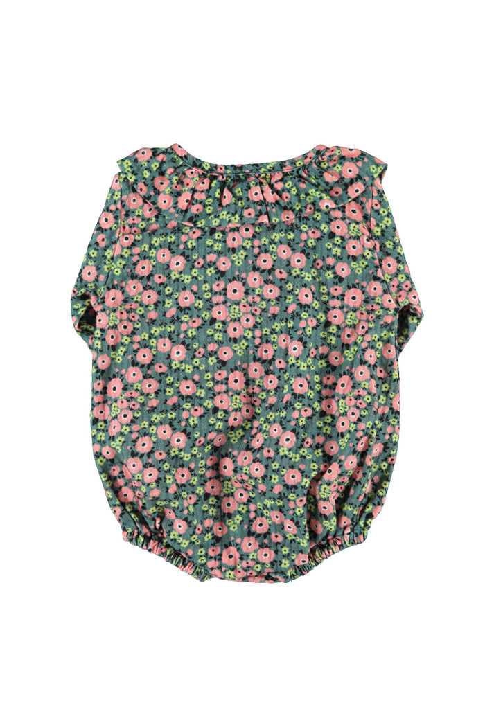 Baby Long Sleeve Romper Multicolor Flowers