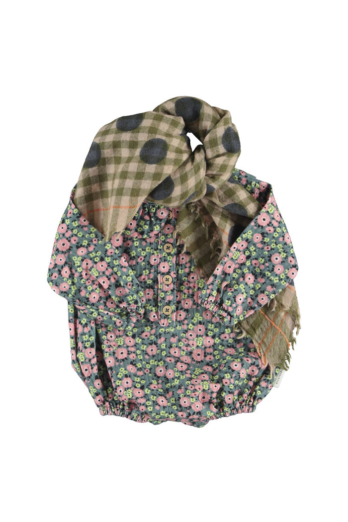 Baby Long Sleeve Romper Multicolor Flowers