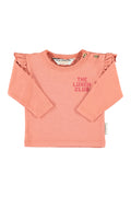 Baby Longsleeve T'shirt Pink with Apple Print
