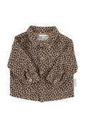 Baby Shirt Brown with Animal Print