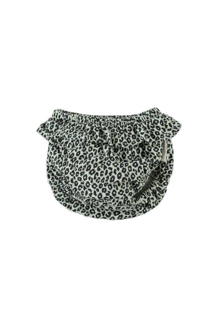 Baby Shorties Mint Green with Animal Print