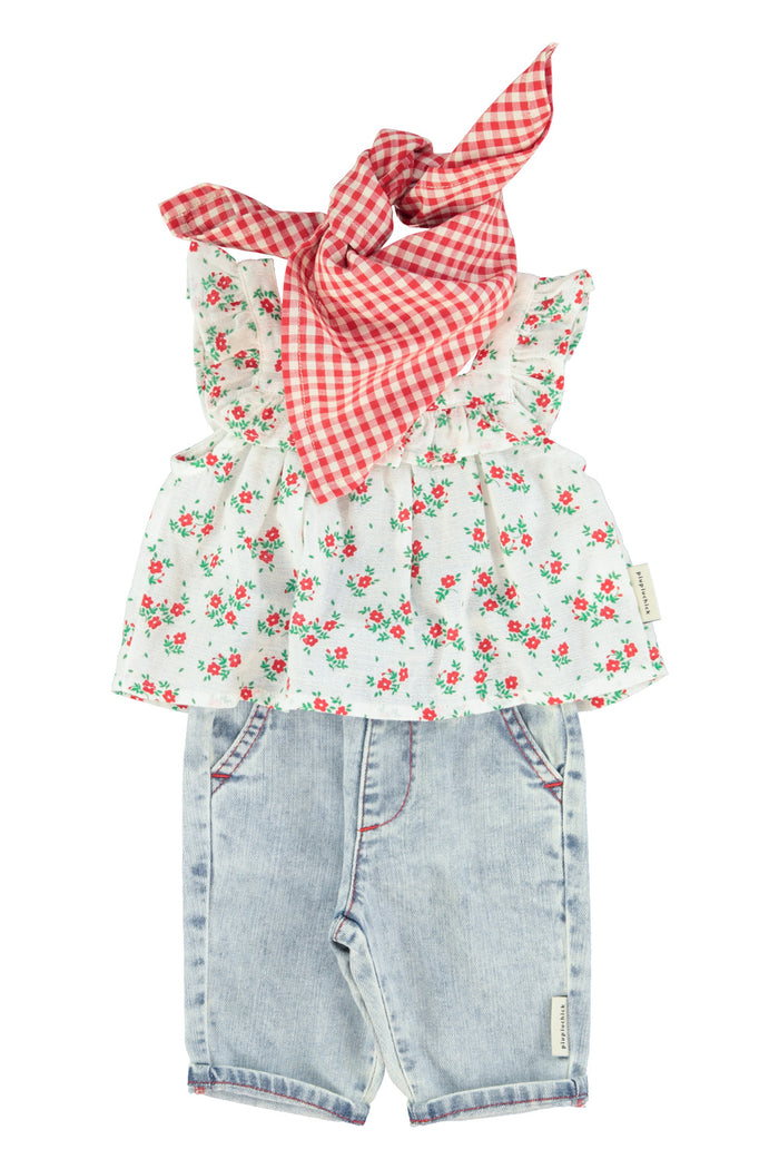 baby trousers | blue light denim