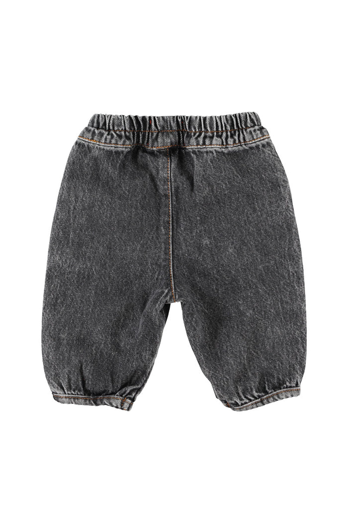 Baby Trousers Washed Black Denim