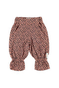 Baby Trousers with Ruffles Pink with Animal Print