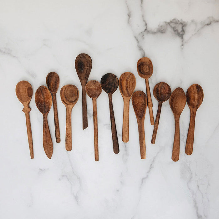 Baker's Dozen Black Siris Spoons - Small