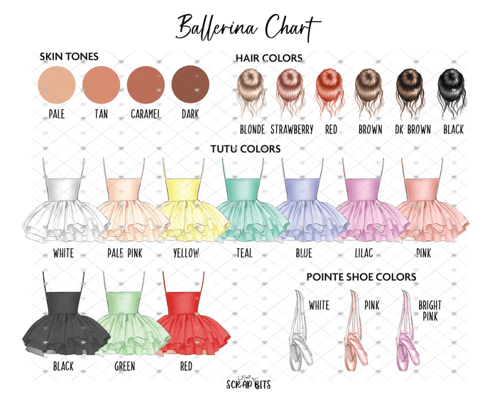 Ballerina Print, Ballet Dancer Wall Art, Half Body . Personalized Printable Portrait Print - Scrap Bits
