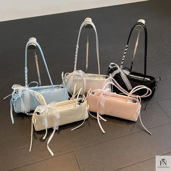 Ballet Bows Shoulder Bags - Fashionnsio