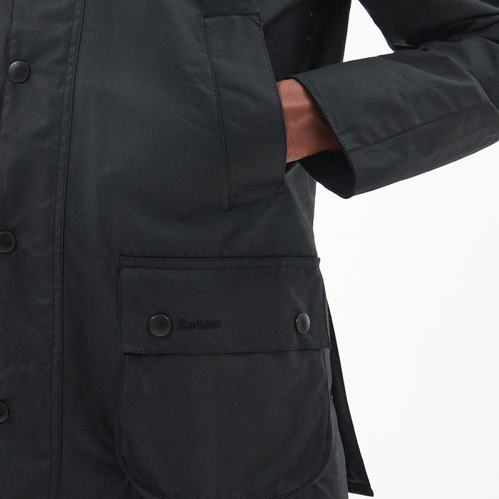 Barbour - Ashby Wax Jacket in Black - Nigel Clare