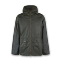Barbour - Bedale Short Hooded Wax Jacket in Fern - Nigel Clare