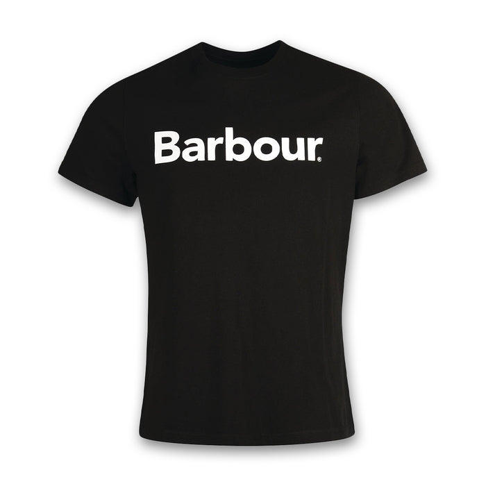 Barbour - Logo T-Shirt in Black - Nigel Clare