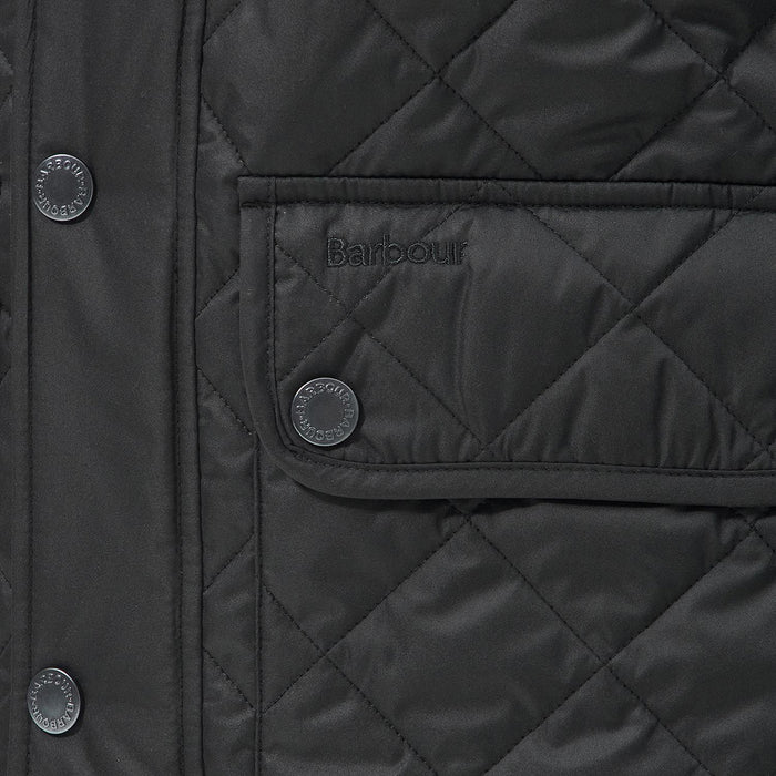 Barbour - Lowerdale Quilted Jacket in Black - Nigel Clare