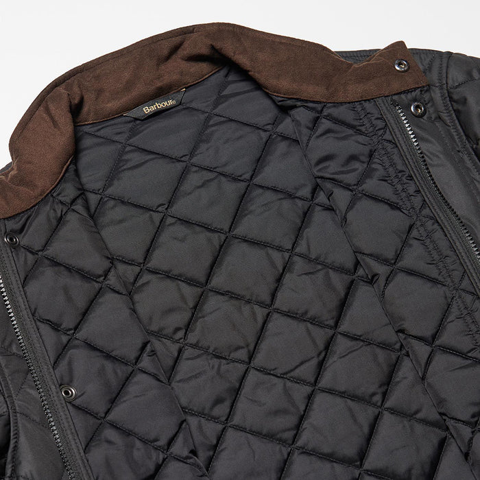 Barbour - Lowerdale Quilted Jacket in Black - Nigel Clare