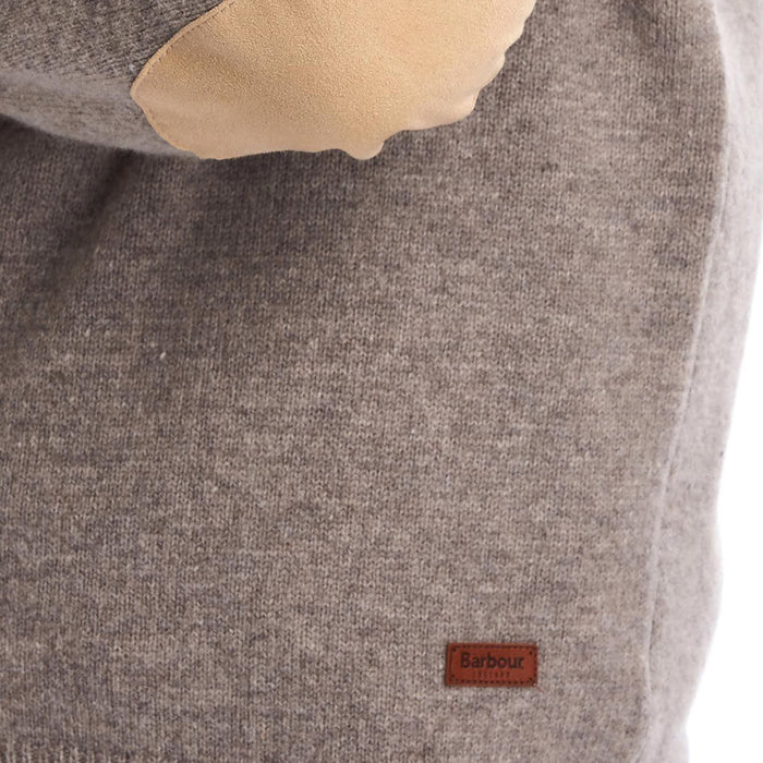 Barbour - Patch Crew Neck Sweater in Stone - Nigel Clare