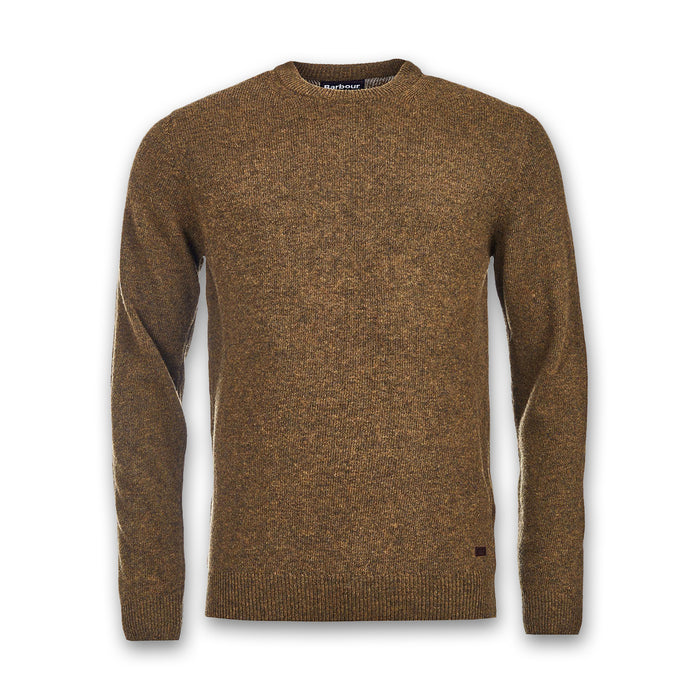 Barbour - Patch Crew Neck Sweater in Willow Green - Nigel Clare