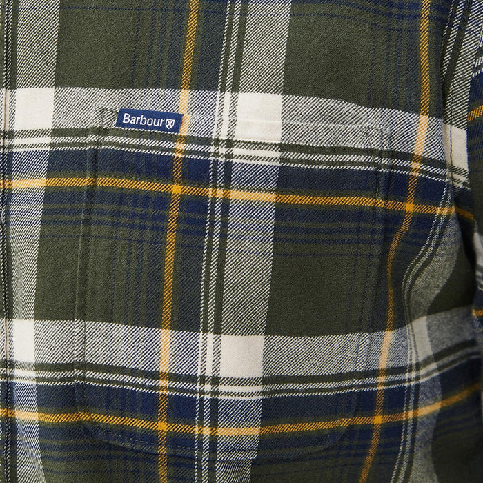 Barbour - Shieldton TF Shirt in Olive - Nigel Clare