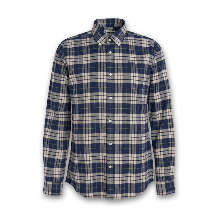 Barbour - Swinton TF Shirt in Navy - Nigel Clare