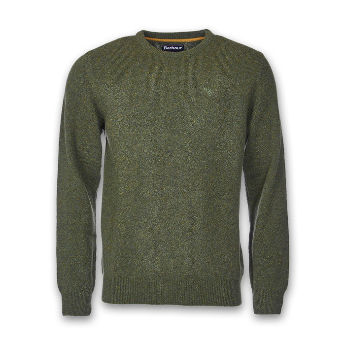 Barbour - Tisbury Crew Neck Sweater in Forest - Nigel Clare