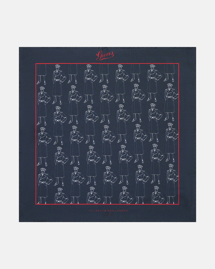 Barne Silk Archive Man Pocket Square
