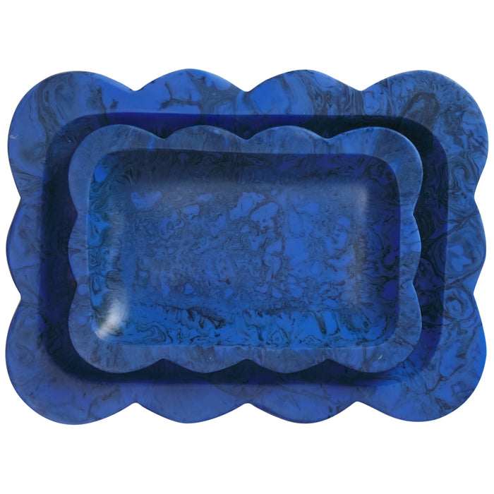 Beau Small Tray - Azure